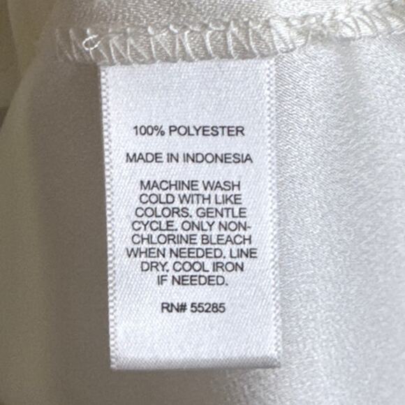 Express White Semi Sheer Tank Top Black Bandeau Open Back Size Medium - Picture 6 of 7